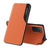 Hurtel Eco Leather View dėklas skirtas Xiaomi Redmi K40 Pro+ / K40 Pro / K40 / Poco F3, oranžinis