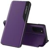 Hurtel Eco Leather View dėklas skirtas Samsung Galaxy A72 4G, violetinis