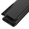 Hurtel Eco Leather View dėklas elegant dėklas su flap and stand skirtas Apple iPhone 16e – juodos spalvos