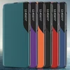 Hurtel Eco Leather View dėklas skirtas Samsung Galaxy A72 4G, žalias