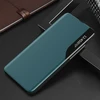 Hurtel Eco Leather View dėklas skirtas Samsung Galaxy A72 4G, žalias