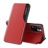 Hurtel Eco Leather View dėklas skirtas Xiaomi Redmi Note 11 Pro+ 5G (China) / 11 Pro 5G (China) / Mi11i HyperCharge / Poco X4 NFC 5G, raudonas