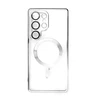 Hurtel Electroplated dėklas su MagSafe galvanized skirtas iPhone 16e – sidabrinis