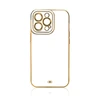 Hurtel Fashion dėklas skirtas Samsung Galaxy A12 5G, auksinis/baltas