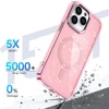 Hurtel Glitter MagSafe Apple iPhone 16 Pro Max – dėklas telefonui rožinės spalvos su blizgučiais