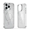 Hurtel Glitter MagSafe Apple iPhone 16 Pro Max – dėklas telefonui baltos spalvos