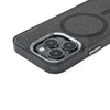 Hurtel Glitter dėklas su MagSafe skirtas Samsung Galaxy S25 Edge – juodos spalvos