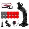 Hurtel GoPro šalmo tvirtinimo priedų rinkinys, skirtas GoPro, DJI, Insta360, SJCam, Eken sporto kameroms (GoPro Cycling Helmet Chin Holder)