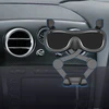 Hurtel Gravity automobilinis telefono laikiklis for air vent with air freshener juodas (YC06)