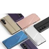 Hurtel Hard atverčiamas Samsung Galaxy S23 FE Clear View – dėklas telefonui juodos spalvos