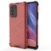 Hurtel Honeycomb dėklas skirtas Xiaomi Redmi K40 Pro+ / K40 Pro / K40 / Poco F3, raudonas