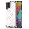 Hurtel Honeycomb dėklas skirtas Samsung Galaxy M53 5G, skaidrus