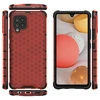 Hurtel Honeycomb dėklas skirtas Samsung Galaxy A42 5G, raudonas