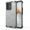 Hurtel Honeycomb dėklas skirtas Vivo V23 5G, skaidrus