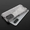 Hurtel Honeycomb dėklas skirtas Xiaomi Redmi K40 Pro+ / K40 Pro / K40 / Poco F3, raudonas