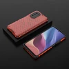 Hurtel Honeycomb dėklas skirtas Xiaomi Redmi K40 Pro+ / K40 Pro / K40 / Poco F3, raudonas
