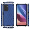 Hurtel Honeycomb dėklas skirtas Xiaomi Redmi K40 Pro+ / K40 Pro / K40 / Poco F3, mėlynas