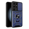 Hurtel Hybrid Armor Camshield dėklas skirtas Samsung Galaxy S24 Ultra armored with camera cover – mėlynas