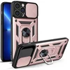 Hurtel Hybrid Armor Camshield dėklas skirtas iPhone 13 Pro Max, rožinis