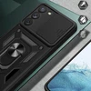 Hurtel Hybrid Armor Camshield dėklas skirtas Samsung Galaxy S23+, raudonas