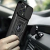 Hurtel Hybrid Armor Camshield dėklas skirtas iPhone 13 Pro, mėlynas