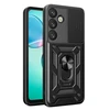 Hurtel Hybrid Armor Camshield Samsung Galaxy S25 Plus – dėklas telefonui juodos spalvos
