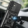 Hurtel Hybrid Armor Camshield Samsung Galaxy S25 Plus – dėklas telefonui juodos spalvos