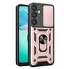 Hurtel Hybrid Armor Camshield Samsung Galaxy S25 Plus – dėklas telefonui rožinės spalvos