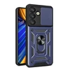 Hurtel Hybrid Armor Camshield Samsung Galaxy S25 – dėklas telefonui mėlynos spalvos
