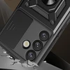 Hurtel Hybrid Armor Camshield Samsung Galaxy S25 Plus – dėklas telefonui juodos spalvos