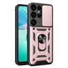 Hurtel pancerne Hybrid Armor Camshield Samsung Galaxy S25 Ultra – dėklas telefonui rožinės spalvos