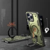 Hurtel Hybrid Armor Trendy MagSafe Apple iPhone 16 Pro – dėklas telefonui žalios spalvos