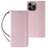 Hurtel Magnet Strap dėklas su dirželiu skirtas iPhone 14 Pro, rožinis