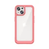 Hurtel Apple iPhone 15 Plus Outer Space reinforced flexible frame – dėklas telefonui raudonos spalvos