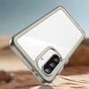 Hurtel Outer Space Samsung Galaxy A56 Cover with Flexible Frame – Semi-dėklas telefonui skaidrus, dėklas telefonui juodos spalvos
