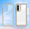 Hurtel Outer Space Samsung Galaxy A26 Cover with Flexible Frame – Semi-dėklas telefonui skaidrus, dėklas telefonui juodos spalvos