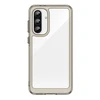 Hurtel Outer Space Samsung Galaxy A36 Cover with Flexible Frame – Semi-dėklas telefonui skaidrus, dėklas telefonui juodos spalvos