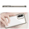 Hurtel Outer Space Samsung Galaxy A56 Cover with Flexible Frame – Semi-dėklas telefonui skaidrus, dėklas telefonui juodos spalvos