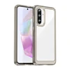 Hurtel Outer Space Samsung Galaxy A56 Cover with Flexible Frame – Semi-dėklas telefonui skaidrus, dėklas telefonui juodos spalvos