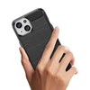Hurtel Flexible Carbon carbon pattern Apple iPhone 15 – dėklas telefonui mėlynos spalvos