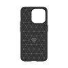 Hurtel Flexible carbon pattern case Apple iPhone 15 Pro Carbon dėklas – dėklas telefonui juodos spalvos