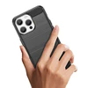 Hurtel Flexible carbon pattern Apple iPhone 15 Pro Carbon – dėklas telefonui mėlynos spalvos