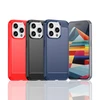 Hurtel Flexible carbon pattern case Apple iPhone 15 Pro Carbon dėklas – dėklas telefonui juodos spalvos