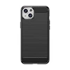 Hurtel Flexible carbon pattern case Apple iPhone 15 Plus Carbon dėklas – dėklas telefonui juodos spalvos