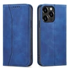 Hurtel Magnet atverčiamas dėklas skirtas iPhone 14 Plus, mėlynas