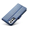Hurtel Magnet atverčiamas dėklas skirtas Samsung Galaxy S22 + (S22 Plus), mėlynas
