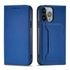 Hurtel Magnet Card dėklas skirtas Samsung Galaxy S23+, mėlynas