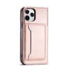 Hurtel Magnet Card dėklas skirtas iPhone 12 Pro Max, rožinis