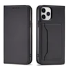 Hurtel Magnet Card dėklas skirtas iPhone 12 Pro, juodas