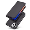 Hurtel Magnet Card dėklas skirtas iPhone 12 Pro Max, juodas